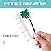 Royer 7-Inch Transparent Green Palm Tree Swizzle Sticks (Set of 24) – Fun Tropical Cocktail Stirrers for Summer Pool Parties, Tiki Bars, & Beach Drinks | Plastic Drink Mixer & Garnish | Made in USA