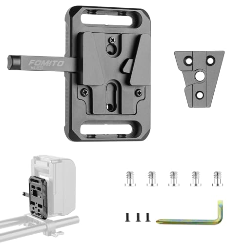 FOMITO-3C-FOTO FOMITO V-Mount V-Lock Base Station Quick Release Plate VK-03 Black