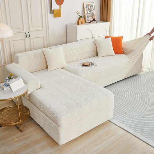 Protège canapé imperméable jacquard fini les griffures et taches de sofa