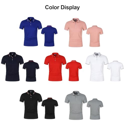 CCVQPF Polos Estampados para Hombre para CCCP Camiseta Lisa De Manga Corta para Fitness Camiseta Suave Ropa Superior Camisas Deportivas Ajustadas De Media Manga- Black||S