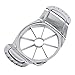 Divisor de Manzanas Cortador de Manzanas Inox Separador de Manzanas con Agarre Divisor de fruta 8 Cuchillas Rebanador de Frutas Metálico Diámetro Interior 9 cm Ideal para Manzanas Peras Melocotones