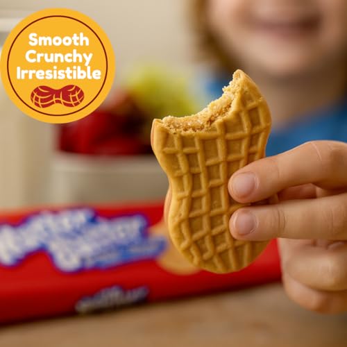 Image of Eli&Val Snack Bundle: Nutter Butter Cookies Peanut Butter 24 Pack | Authentic Nutter Butter Peanut Butter Sandwich Cookies in individual snack packs, 24 ct, perfect for lunchbox, school, office