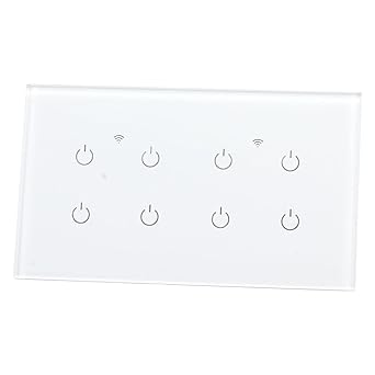 Wifi Switch, AC110-240V Anti Interference Remote Control Wifi Touch Switch for Lamp