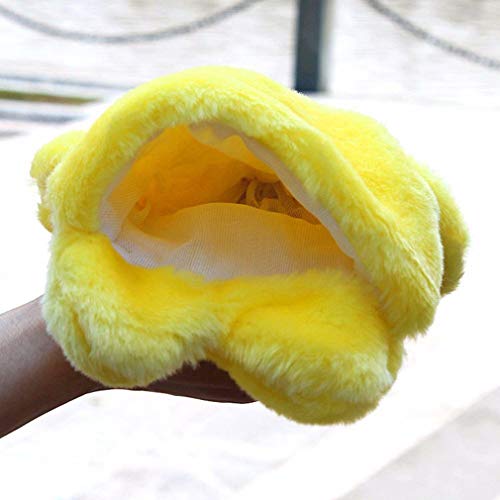 Fantoche de mão de pelúcia pato bonito boneca pai e filho fantoche dança à mão brinquedo fantoche an