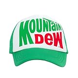 Odd Sox – Mountain Dew Trucker Hat – Retro Mesh Baseball Cap One Size for Men & Women – Adjustable Snapback – Official Soda Pop Apparel – Fun Gift for Fans & Collectors