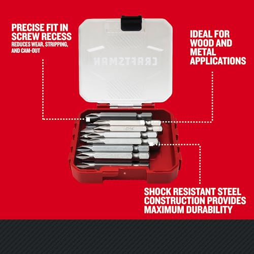 CRAFTSMAN Phillips Screwdriver Bit Set, 2-Inch, 15-Piece (CMAF122PH215) - Thumbnail 3