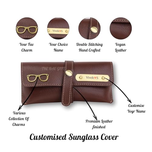 Image of Personalized Leather 4 Pcs Gift Set | Personalised Birthday Gift for Men, Brother, Father, Husband with Name Engrave | Customized Gift Hamper
