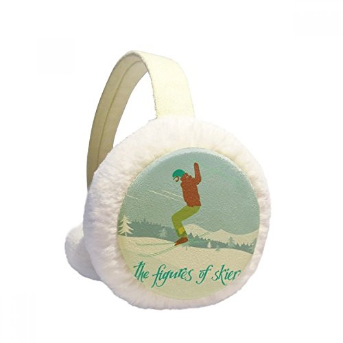 Orejeras de esquí plegables y de felpa para invierno unisex