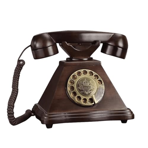 Téléphone fixe rétro vintage antique pour bureau et maison avec cordon classique