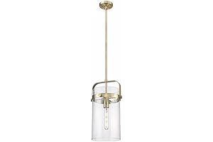 Pilaster - 1 Light Stem Hung Pendant In Industrial Style - 17.13...