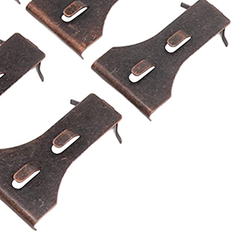 Image of Brick Hook Clips, 8Pcs Brick Hook Clips for Hanging Outdoors, Steel Brick Hanger, for Hanging Pictures Lights Wreaths Stockings Garland No Drill, Fits Standard Size Bricks 2 1 /4 Inch to 2 3 /8 Inc
