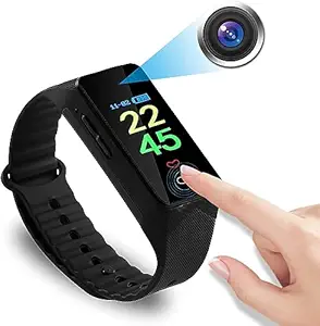 AYIKA Wrist Band Camera, Indoor Outdoor Full HD 1080P Video Audio Recording, Bracelet Camera, Wearable Wristband Mini Camera, Video and Audio Recorder