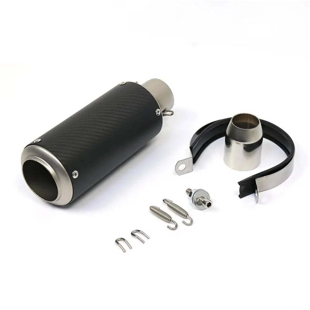 Silenciador Escape Motocicleta Tubo de escape SC para motocicleta R6 51 mm y 60, compatible con silenciador GP-Project fibra carbono DB Killer