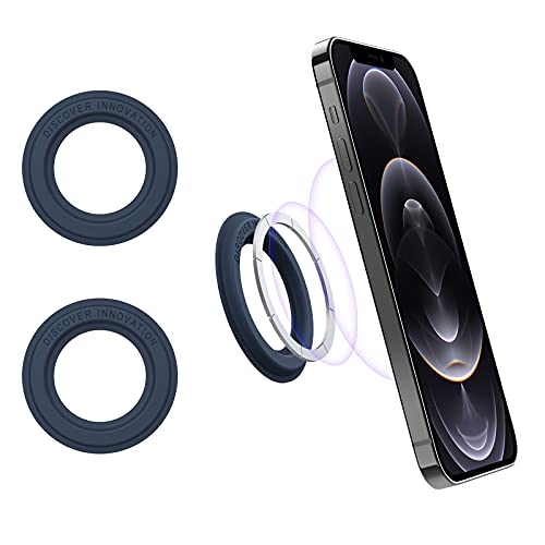Image of Nillkin MagSafe Wall Mount Magnetic Shower Phone Holder Waterproof, 2 Pack | MagSafe Sticker for iPhone 17 16 15 14 13 12 Series | MagSafe Mount | MagSafe Magnet | Bathroom, Office, Kitchen, Gym, Blue