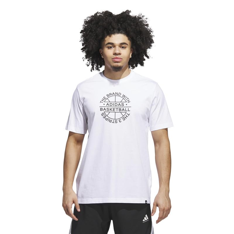 Image of adidas Men?s M Tns Brrcd G T-Shirts | Black |