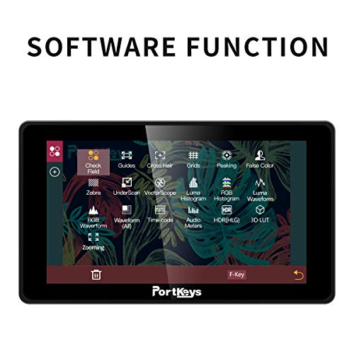 PortKeys BM5-II 5.2\" 4K Touchscreen Camera Monitor(with Control Cable) for Z Cam E2,Sony FS5/FS7,BMDCC\\URSA Mini,Canon C-Series - Thumbnail 4