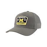 Michigan Wolverines NCAA Officially Licensed Snapback Hat Big Rig Patch Gray Switchback