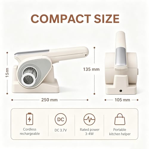 Rallador eléctrico de queso portátil miniatura 5