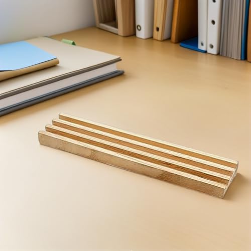 Base de madera para fichas de dominó con soporte antideslizante miniatura 5