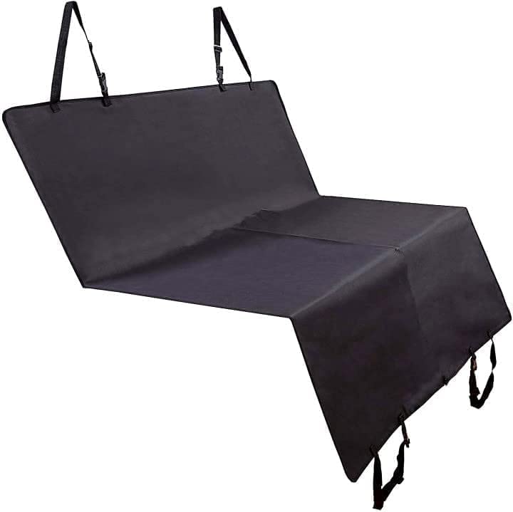 smallrun Protector Coche Perros Asiento Trasero Funda para Mascotas Asiento Protector Coche para Mascotas Asiento Trasero Protector Coche Universal para Perros (Negro)