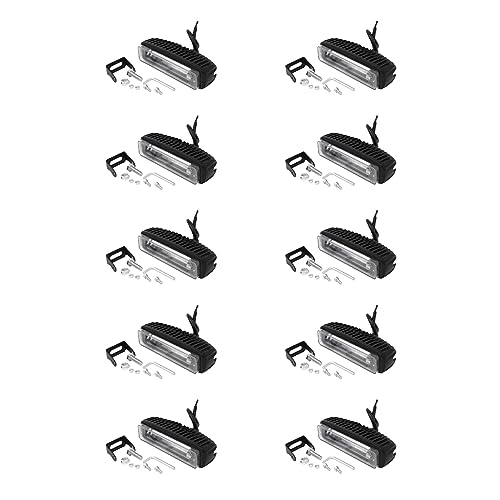 Barra de seguridad para carretilla elevadora con luz de trabajo LED roja de 10-80V impermeable
