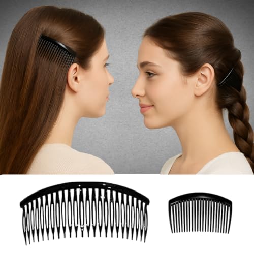 Image of ASPIRE-T Side Comb Side Hairpins Hair Clips Jooda Pins Bridal Hair Comb Clips French for Hair Acrylic Plastic Hair Accessories For Women And Girls (Half Comb 07)