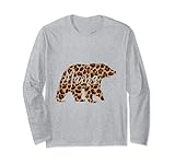 Photo Gallery mother s day, leopard print bear design for woman, mama bear maglia a manica Photo Gallery mother s day, leopard print bear design for woman, mama bear maglia a manica