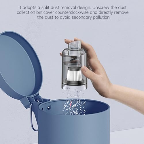 Image of Vacuum Keyboard Cleaner Cordless Brushless Motor Portable Compressed Air Duster with LED Light Portable Car with Blower