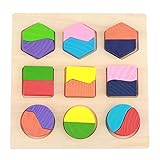 Desarrollar la capacidad de los niños: ayuda a entrenar el reconocimiento de los niños de diferentes colores y formas geométricas.