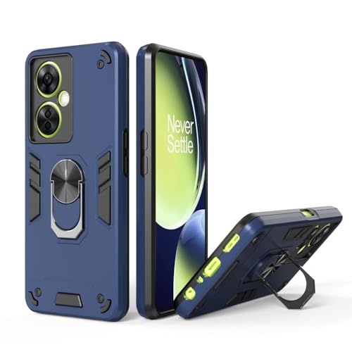 Image of AIBEX Armor Back Cover Compatible for OnePlus Nord CE 3 Lite 5G| Rugged Shockproof Case with Ring Holder & Kickstand | Military-Grade Protection | Magnetic Car Mount Compatible