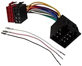 Conector ISO 16PIN 8+8 AERZETIX: Extension 20cm conector enchufe ISO 16PIN 8+8 para autoradio precableado universal potencia+sonido altavoces recintos macho hembra C12088