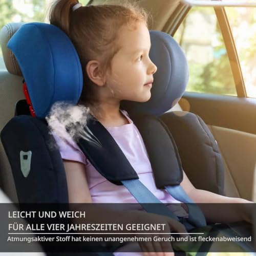 TOOINKCV 2 Stück Gurtpolster, Universal Baby Autositz Gurtschutz, Sicherheitsgurt, Gurtbezüge, Schulterpolster, Schulterkissen… – Ansicht 4