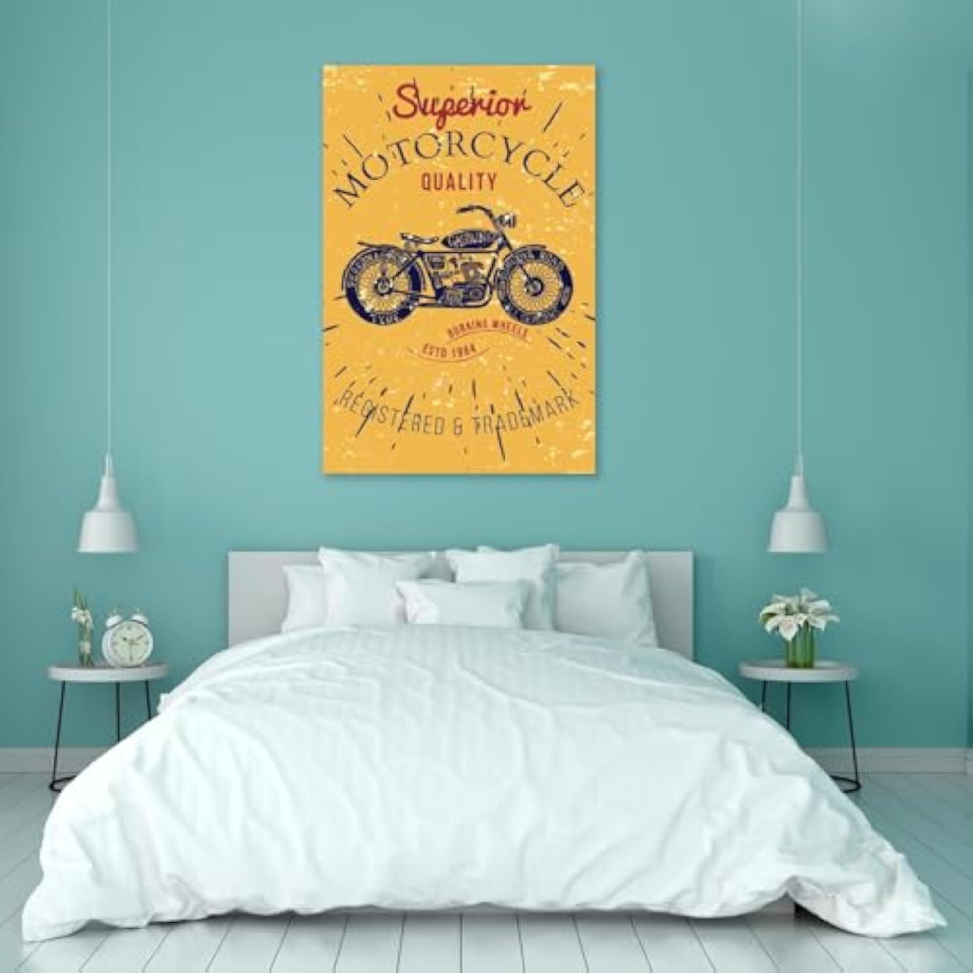 Motorcycle Graphic D3 Peel & Stick Vinyl Wall Sticker