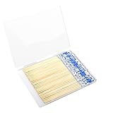 OFCOX Chopsticks Disposable, 25 Pairs Disposable Chopsticks, Premium Bamboo Chopsticks, Wood/Wooden Splinter-Free Chop Sticks, Individually Wrapped for Japanese Sushi, Chinese Dishes, Restaurants.