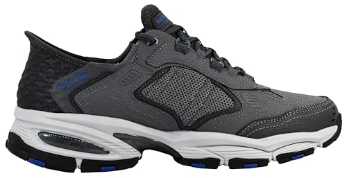 Skechers Men's Slip-ins: Vigor 3.0 - Drafting Shoes, Charcoal, 8 Wide