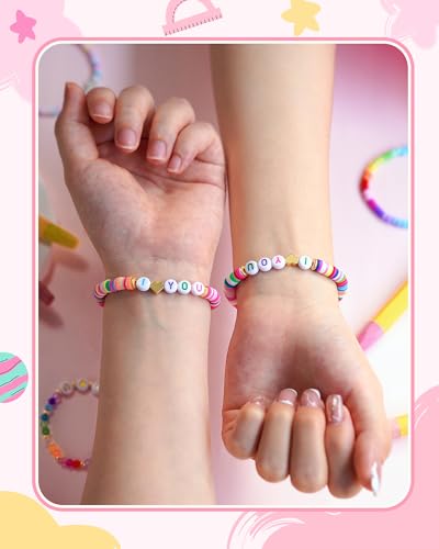 First Day of Preschool Pre K Prek Bracelet Mommy and Me Back to School First Day of School Gifts for Mom and Daughter Mother Daughter Anxiety Bracelets Back to School Gifts for Girls4