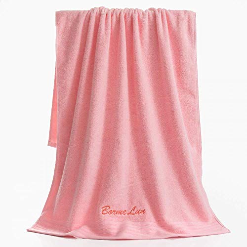 Toallas rosadas de algodón orgánico de 140x70cm para envolverte en pura suavidad