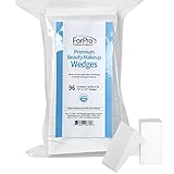 ForPro 96-Count Premium Beauty Makeup Wedges, Latex Free Foam Sponges, Makeup Blenders for Powder...