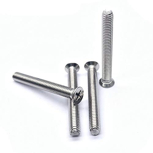 Vis à tête fraisée M6x50 mm en acier inoxydable pour tous vos assemblages (Lot de 25)