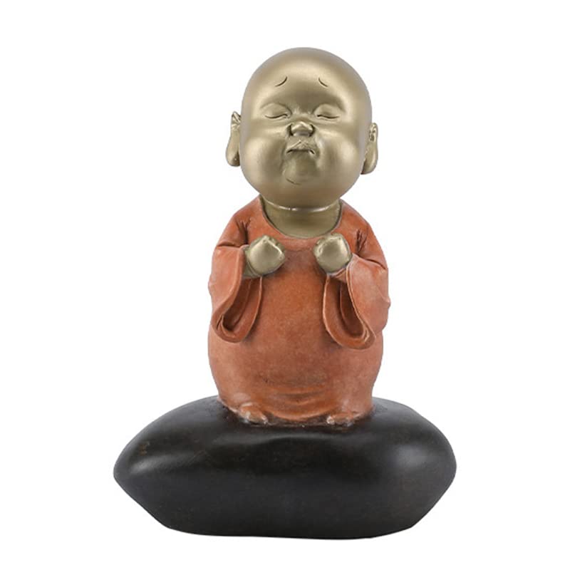 MOZART Bitter Face All Copper Ornaments, Home Crafts, Zen Little Monk, Small Shami, Creative Gifts, Tabletop Study, Copper Ornaments, Ornaments