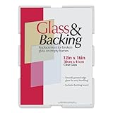MCS Glass And Backing Kit, Smooth Ground Edge Glass With Corrugated Backing Board, For 12x16