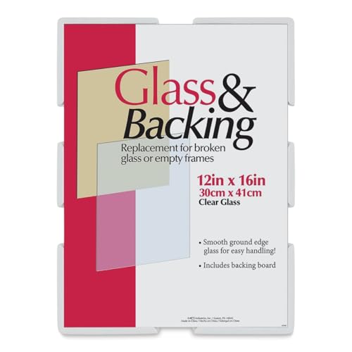 MCS Glass And Backing Kit, Smooth Ground Edge Glass With Corrugated Backing Board, For 12x16