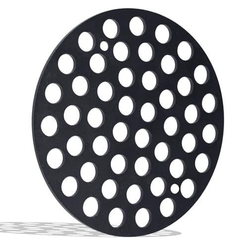 Bueyfolt 5inch Cast Iron Drain Cover Garage Drain Cover Floor Drain Floor Strainer