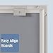 Quartet Matrix In/Out Board, 11 x 16 Inches, Magnetic, Track Up To 15 Employees (33703)