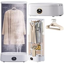 Electric Clothes Dryer,Heat Pump Dryers1h Quickly Drying 1000w, Timer,2 Layer Design,Wet Laundry Fast Drying Portable Clothes Dryer,Touch Screen Digital Display,With10 Hanger