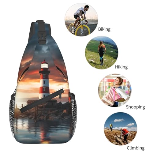 Bolso Cruzado para Hombre Mochila Tipo Bandolera Urbana miniatura 6