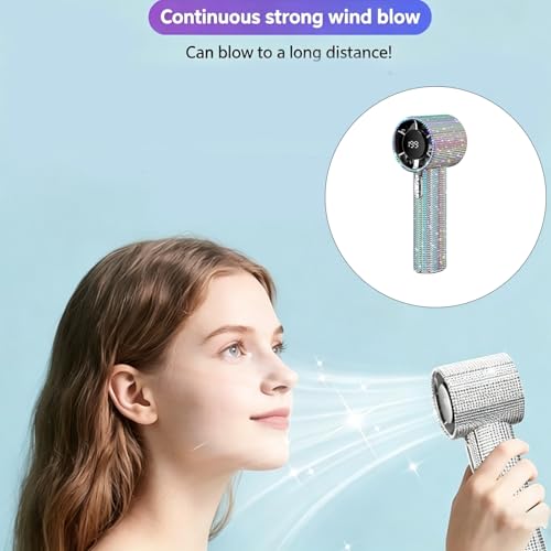 Ventilador portátil de mano contra el calor sofocante con 199 velocidades 3