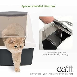 Catit Chat Maison de Toilette Gris 57x46.5x39 cm