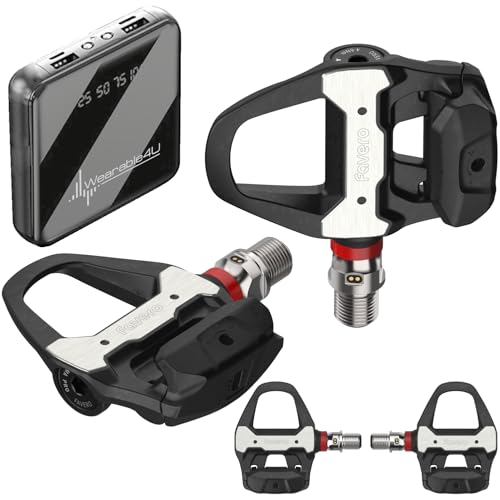Favero Assioma PRO RS-2 Dual Side Power Meter Pedals with Wearable4U PowerBank Bundle