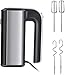 ZJHCC Batidora de Mano, batidora eléctrica, batidora de Mano de 250 W, Velocidad de Control, Accesorios de Acero Inoxidable de 5 velocidades, para Hornear Pasteles, batidora de Alimentos, Crema de